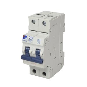 Interruptor termomagnético 2x16A 10kA 240/415V tipo C DIN