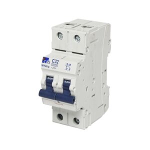 Interruptor termomagnético 2x32A 10kA 240/415V tipo C DIN