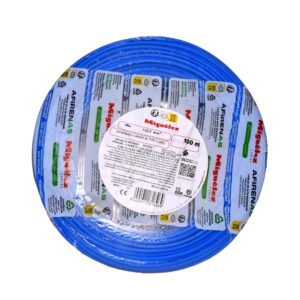 Cable H07Z1-K 6mm2, 450/750V libre de halógeno azul clase 5, x rollo