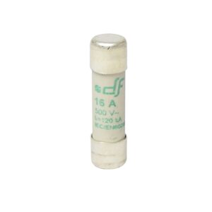 Fusible cartucho 10x38mm s/indicador aM 16A 500VAC 120kA