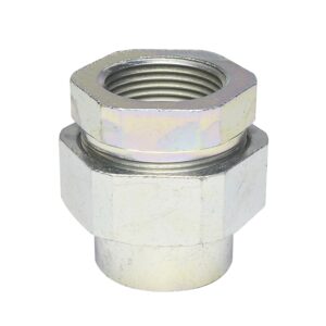 Unión doble hembra/hembra fierro electrogalvanizado 1 1/2", CL1.DIV1 UL