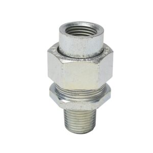 Unión doble hembra/macho acero electrogalvanizado 1/2¨, CL1.DIV1 UL