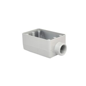 Caja Condulet rectangular tipo SF 1/2" sin tapa