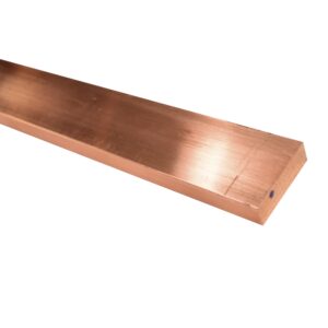 Platina de cobre duro desnudo 10x30mm 6mts