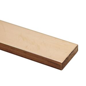 Platina de cobre duro desnudo 10x60mm 6mts