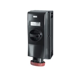 Tomacorriente p/adosar c/enclavamiento 3x63A+T 500V IP66 7h ZONA 1,21