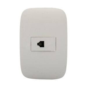 Toma telefonica RJ11 blanco Domino Sencia