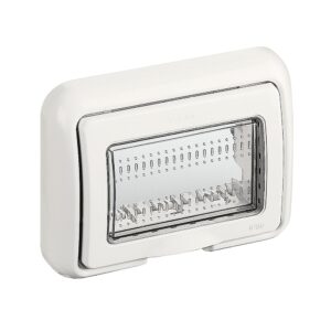 Cubierta Idrobox 3 módulos IP55 Matix blanco
