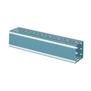 Canaleta ranurada de PVC 80x80mm LINA25 2mts