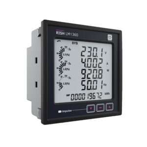 Medidor multifunción trifásico 96x96mm, clase 0.2s Ethernet