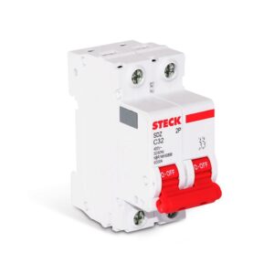 Interruptor termomagnético 2x32A 10/6kA 230/400V curva C DIN IEC 60898-1