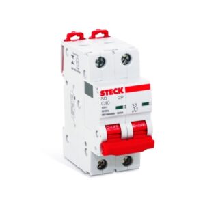 Interruptor termomagnético 2x40A 20/10kA 230/400V curva C DIN IEC 60898-1