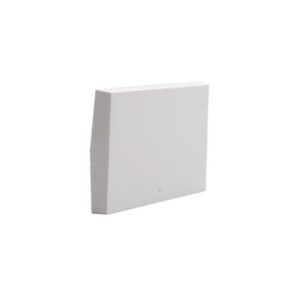 Cubretecla de 3 módulos Matix Go blanco